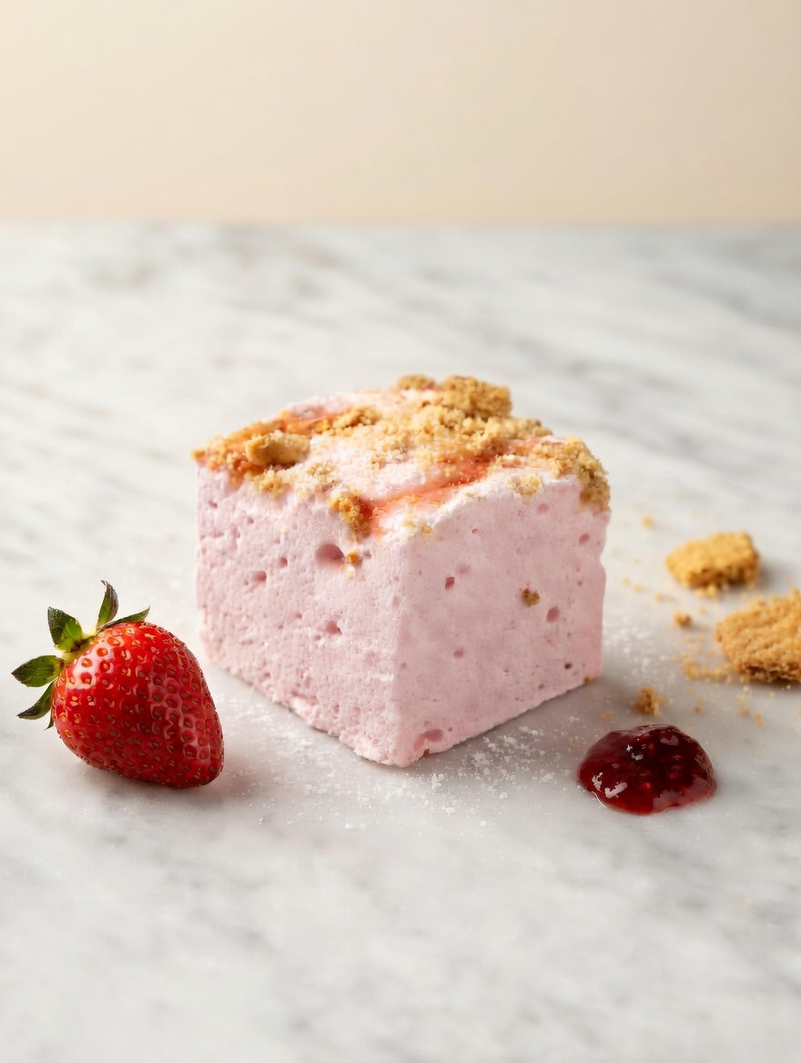 Strawberry Cheesecake Gourmet Skumfiduser - 6 stk